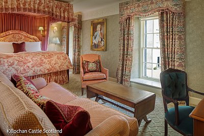 Killochan Castle Pink Bedroom Suite
